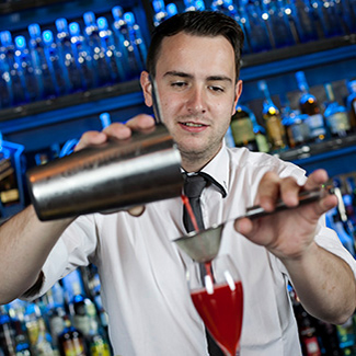 Vaclav Abraham Straining a Drink